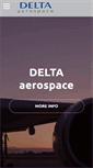 Mobile Screenshot of delta-aerospace.com